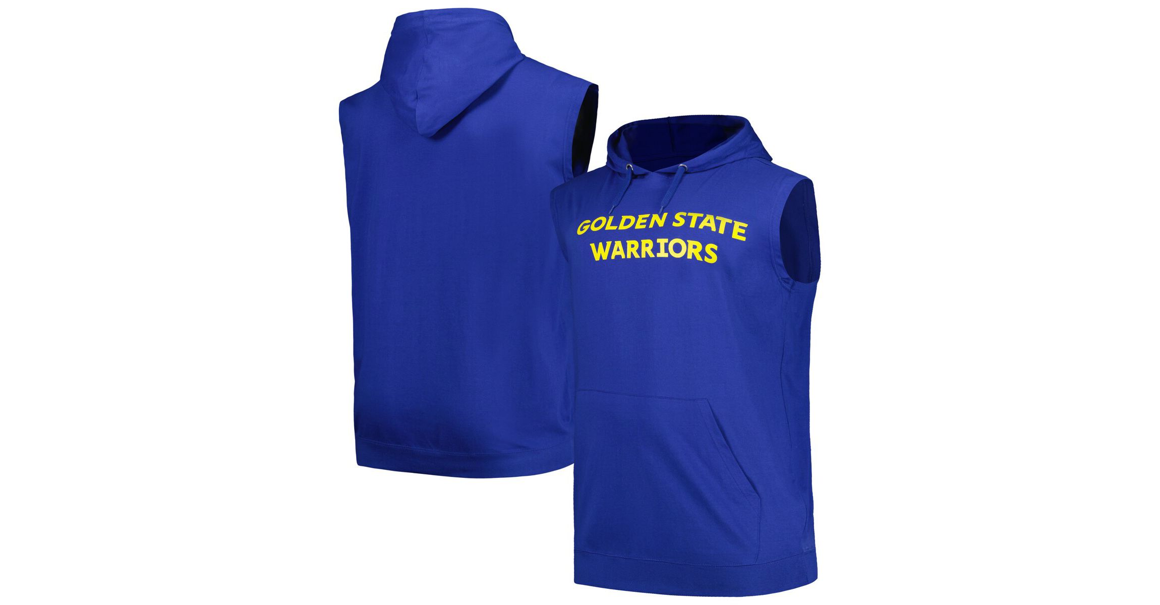 NBA Fanatics Golden State Warriors Big & Tall Jersey Muscle Pullover Hoodie