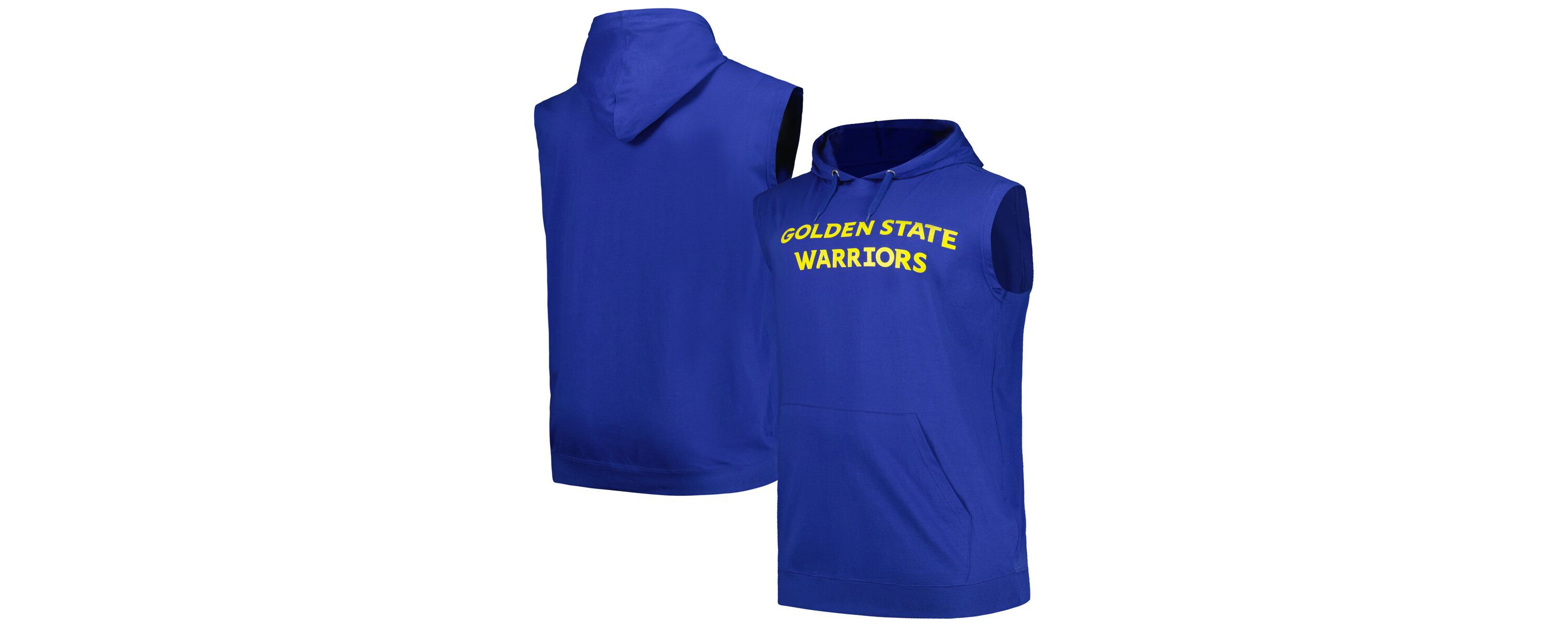 NBA Fanatics Golden State Warriors Big & Tall Jersey Muscle Pullover Hoodie