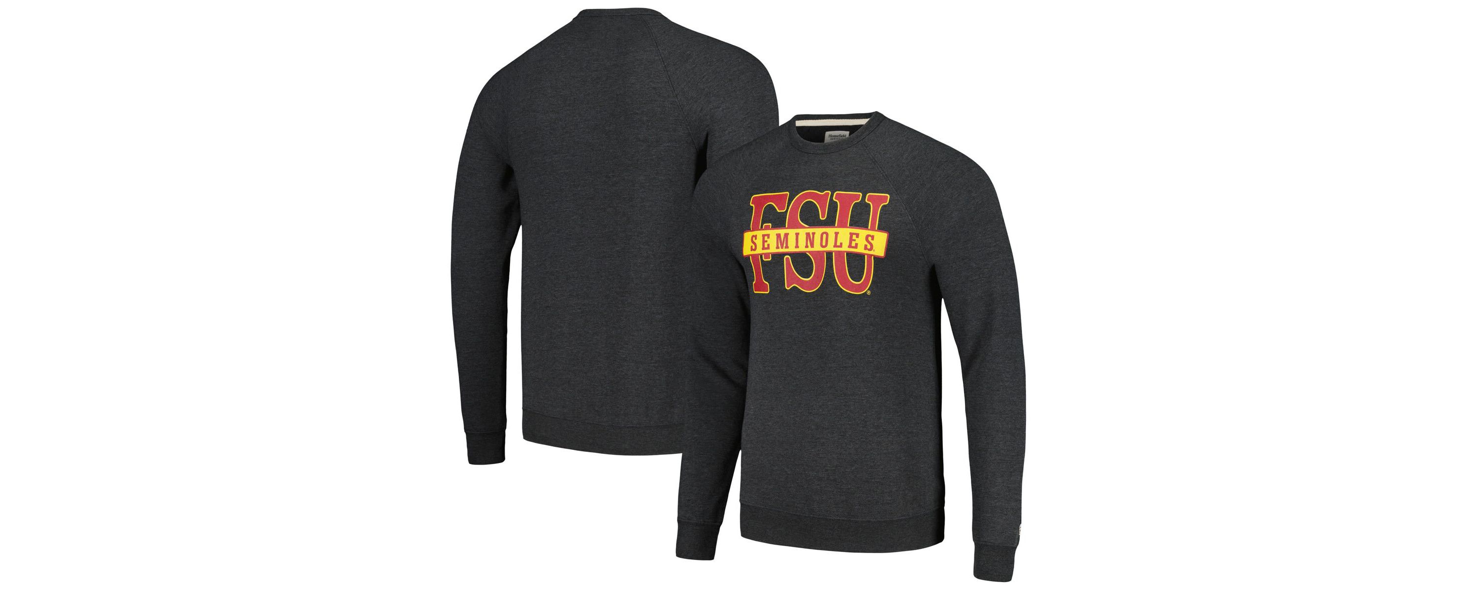 NCAA Florida State Seminoles Tri-Blend Crewneck Pullover Sweatshirt