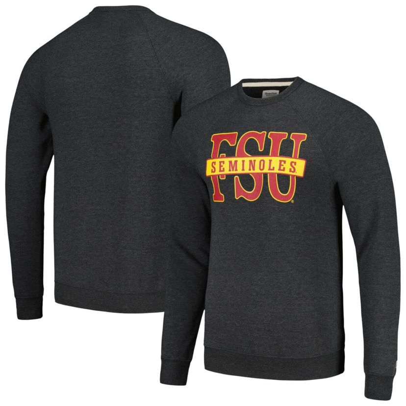 NCAA Florida State Seminoles Tri-Blend Crewneck Pullover Sweatshirt