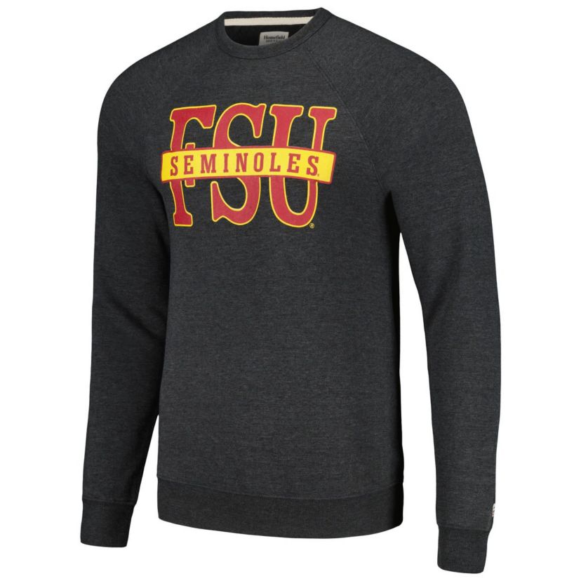 NCAA Florida State Seminoles Tri-Blend Crewneck Pullover Sweatshirt