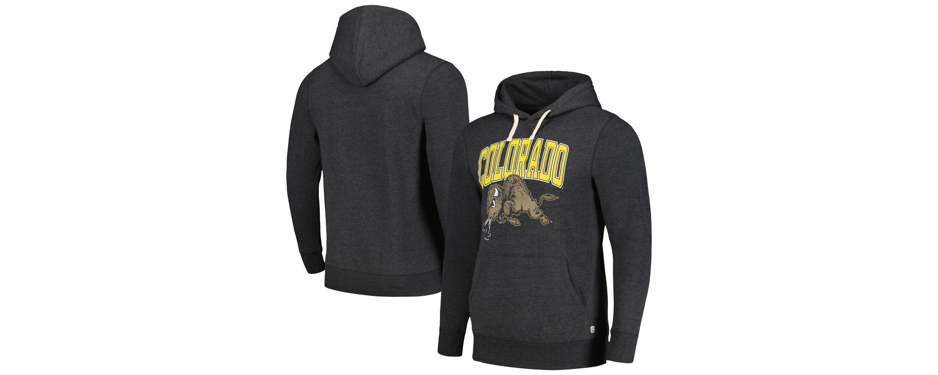 NCAA Colorado Buffaloes Tri-Blend Vintage Pullover Hoodie