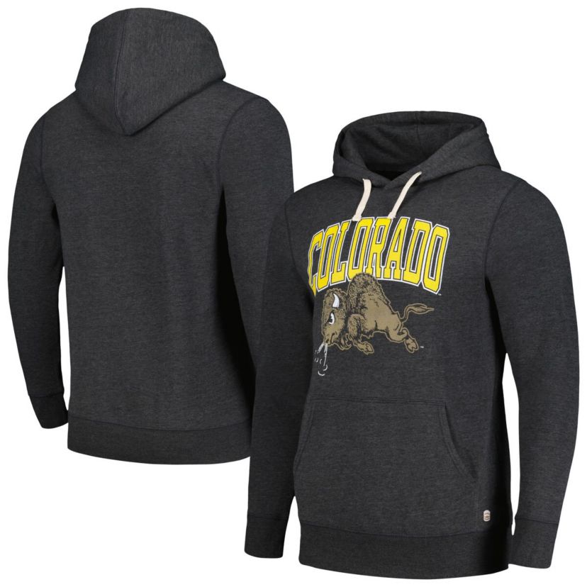 NCAA Colorado Buffaloes Tri-Blend Vintage Pullover Hoodie