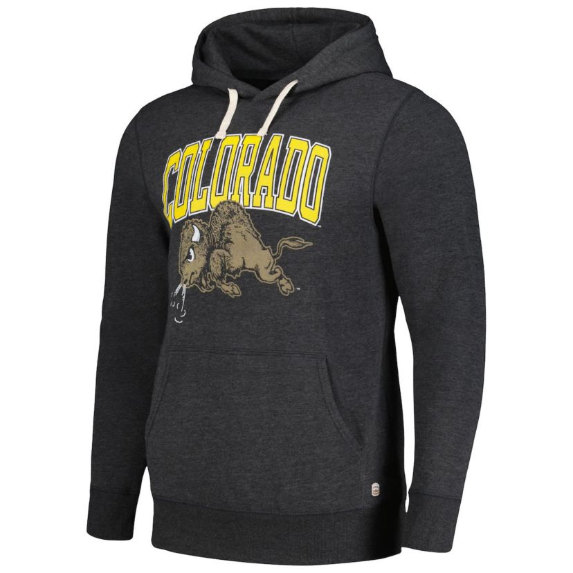 NCAA Colorado Buffaloes Tri-Blend Vintage Pullover Hoodie