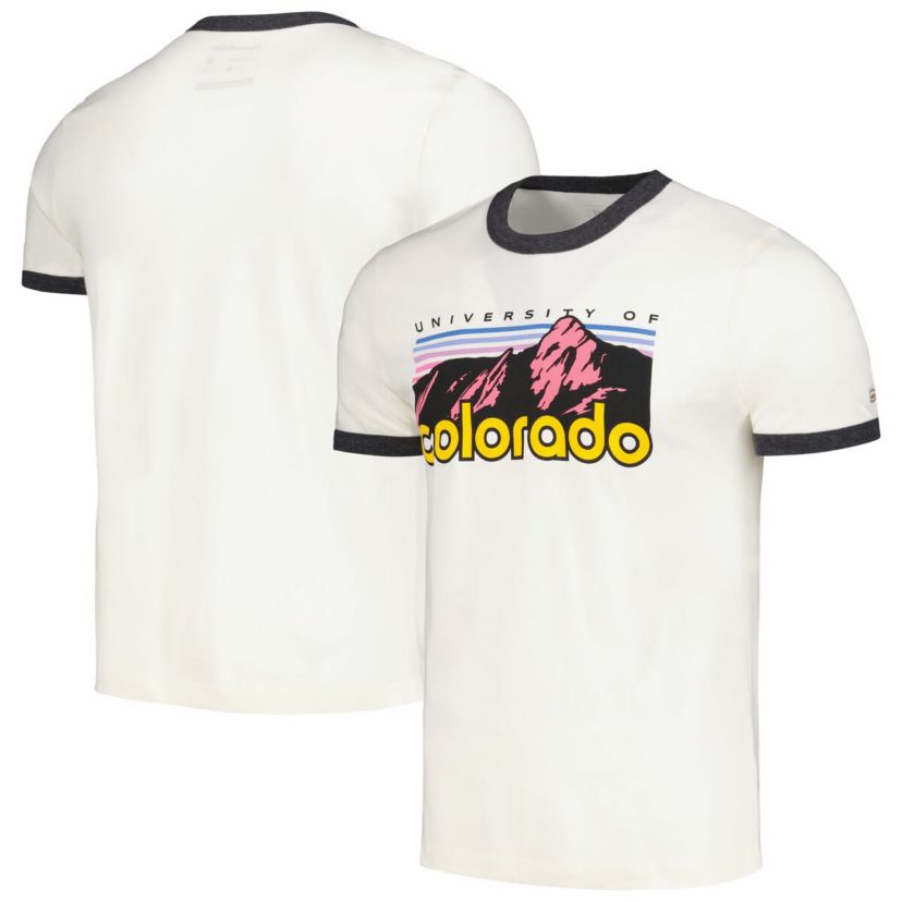 NCAA Colorado Buffaloes Mountains Ringer T-Shirt