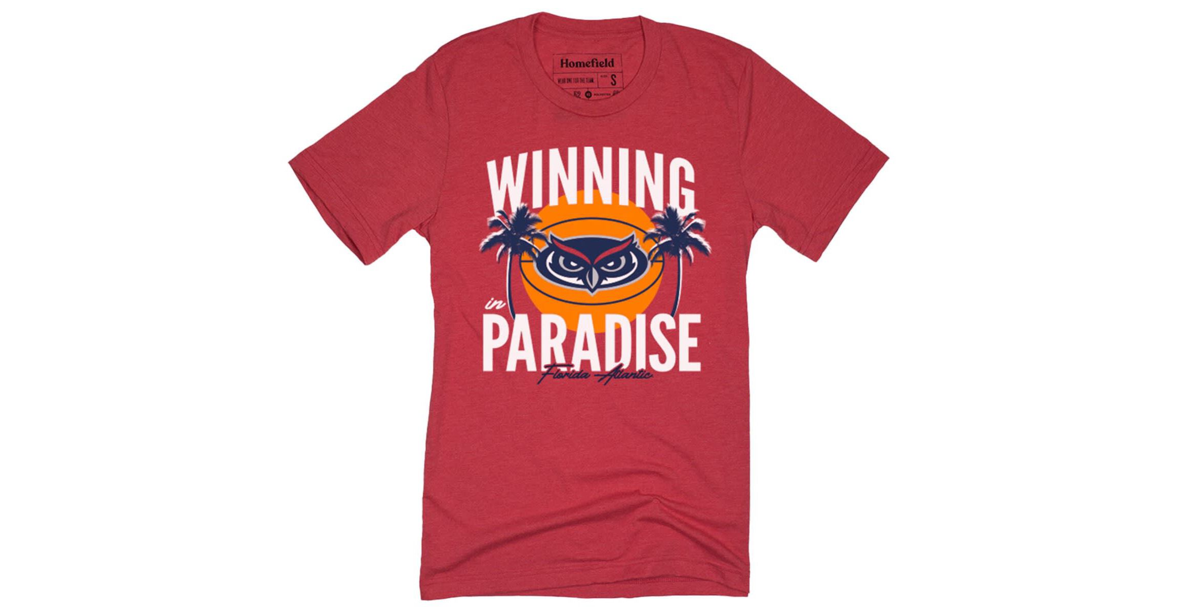 NCAA Florida Atlantic Owls Winning Paradise T-Shirt