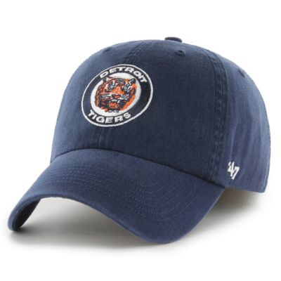 '47 Men's MLB Detroit Tigers Cooperstown Collection Franchise Fitted Hat, Navy Blue, 2XL