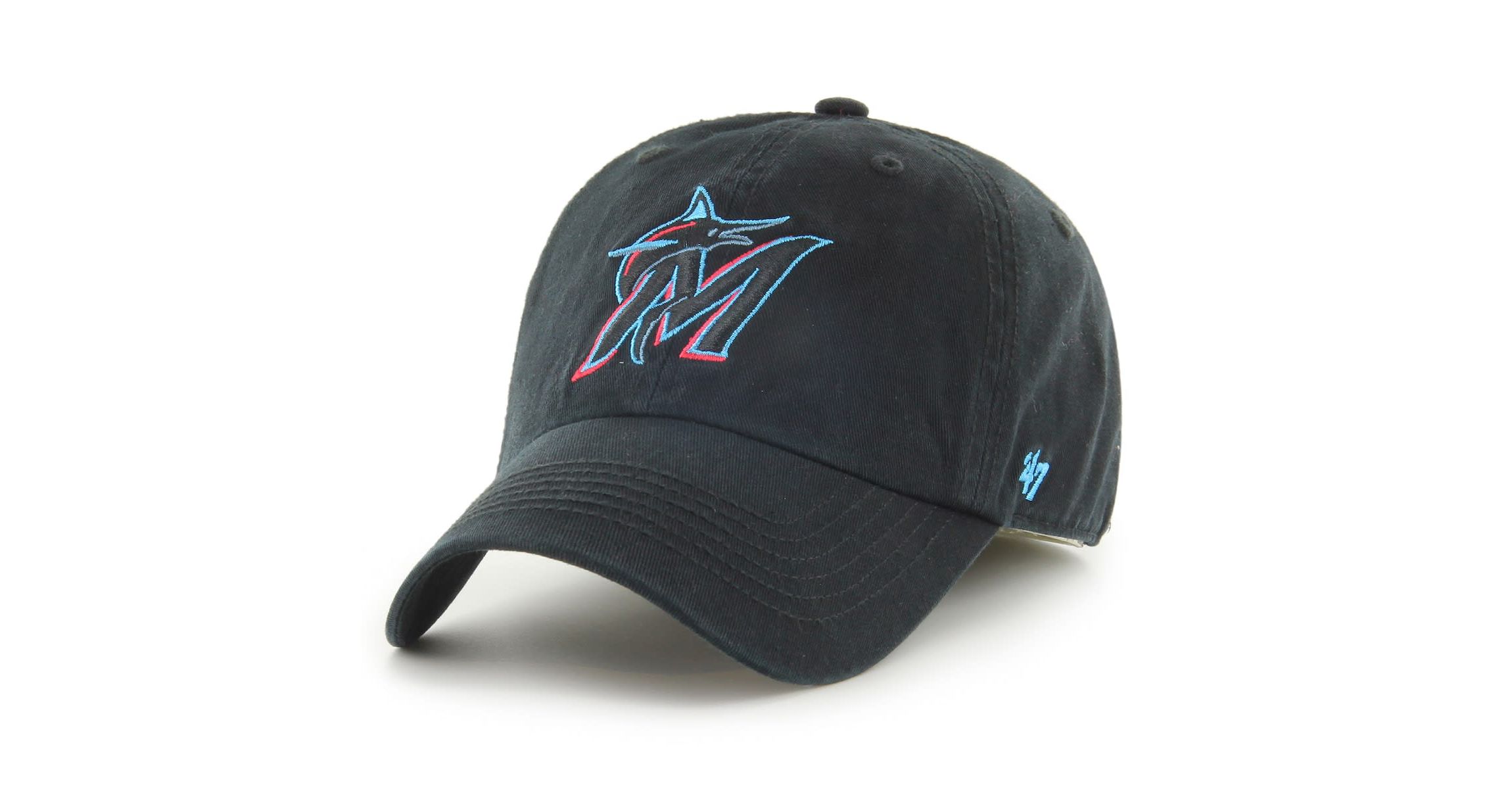 MLB Miami Marlins Franchise Logo Fitted Hat