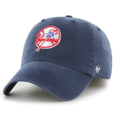 '47 Men's MLB New York Yankees Franchise Logo Fitted Hat, Navy Blue, 2XL