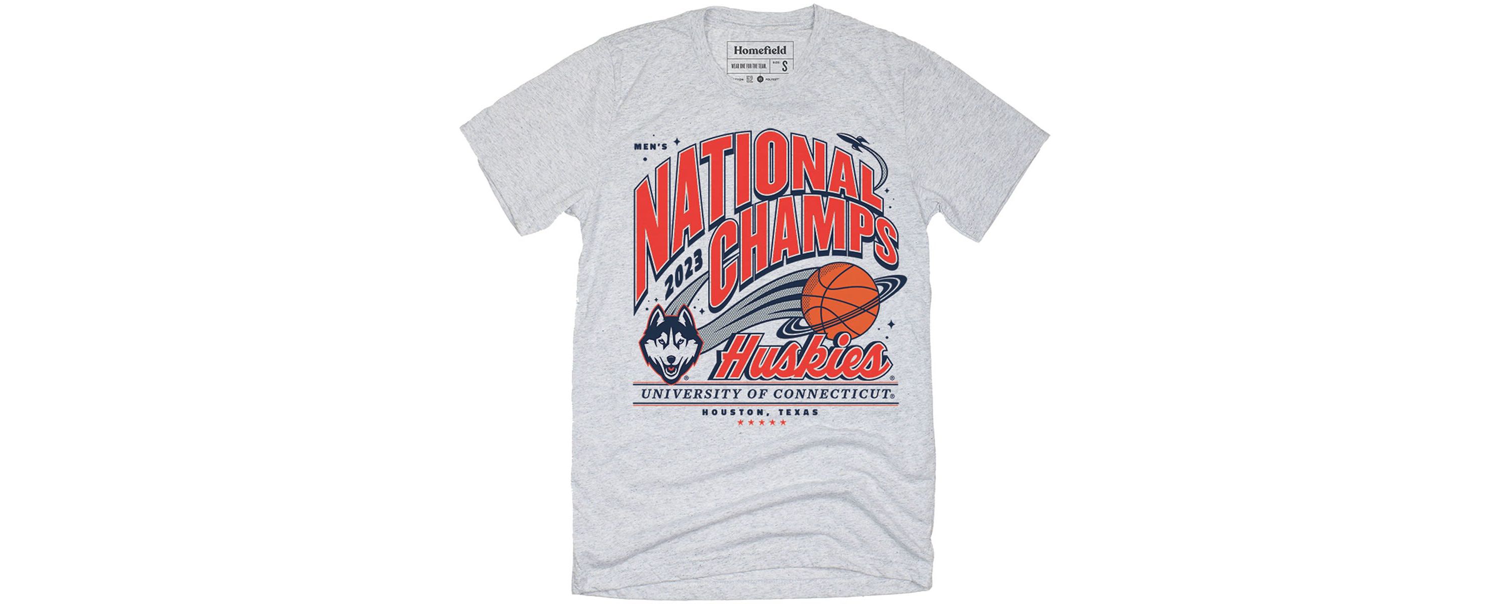 Connecticut Huskies NCAA UConn Huskies 2023 NCAA Basketball National s T-Shirt