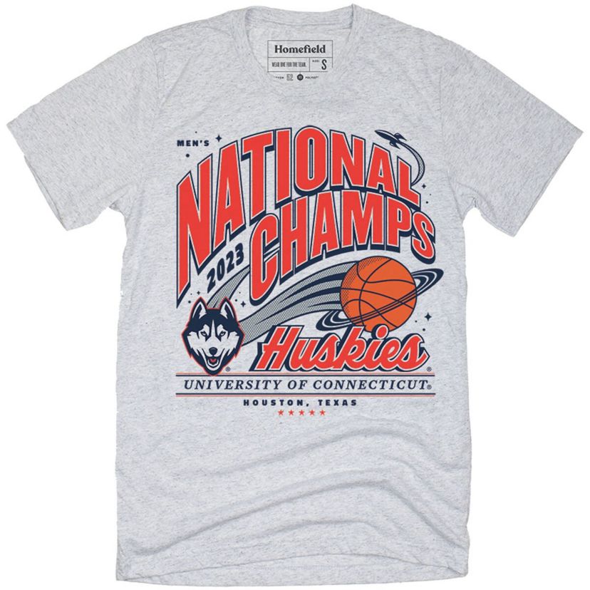 Connecticut Huskies NCAA UConn Huskies 2023 NCAA Basketball National s T-Shirt