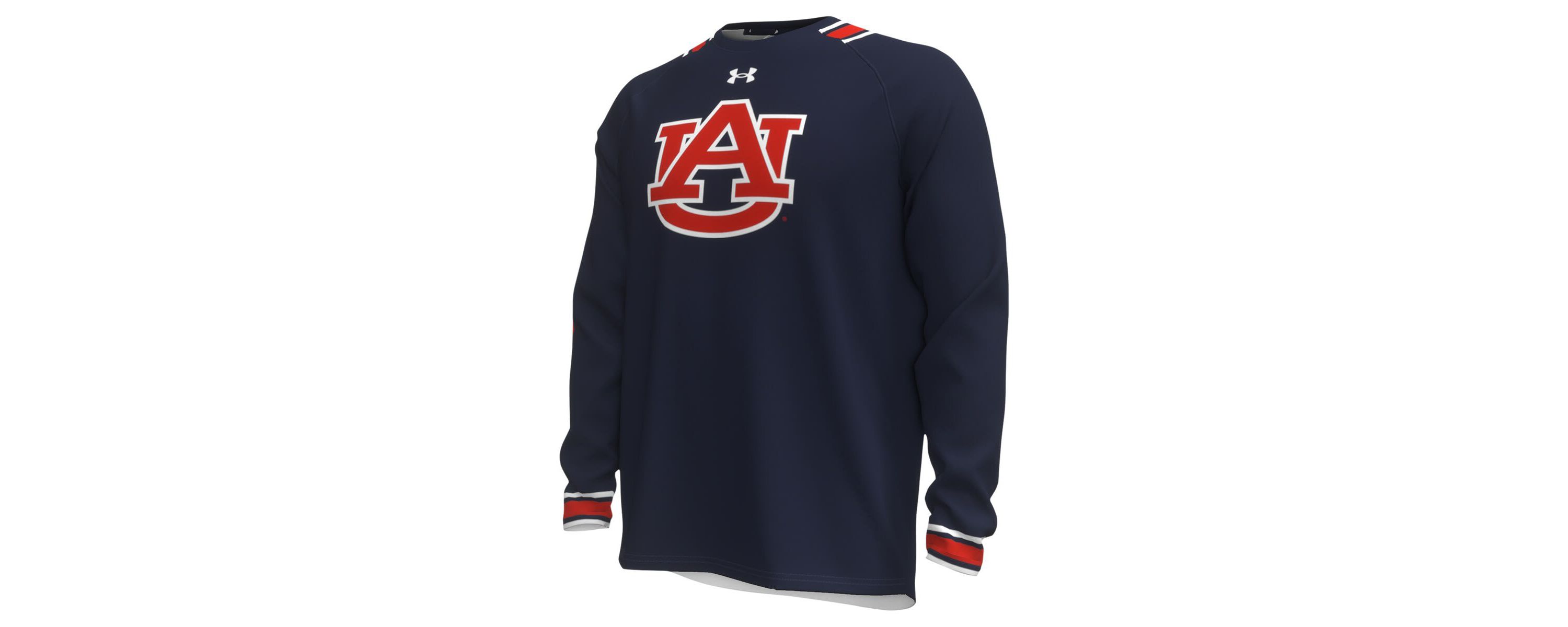 NCAA Under Armour Auburn Tigers Shooter Raglan Long Sleeve T-Shirt