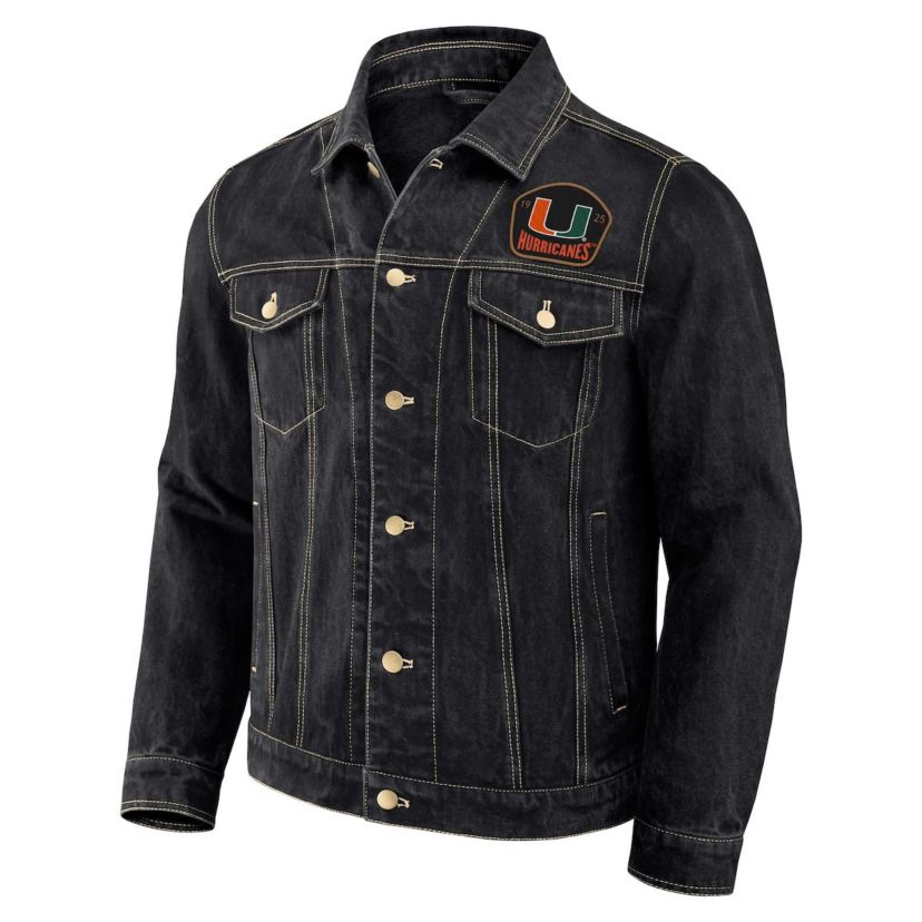 Miami (FL) Hurricanes NCAA Miami Hurricanes Button-Up Jacket
