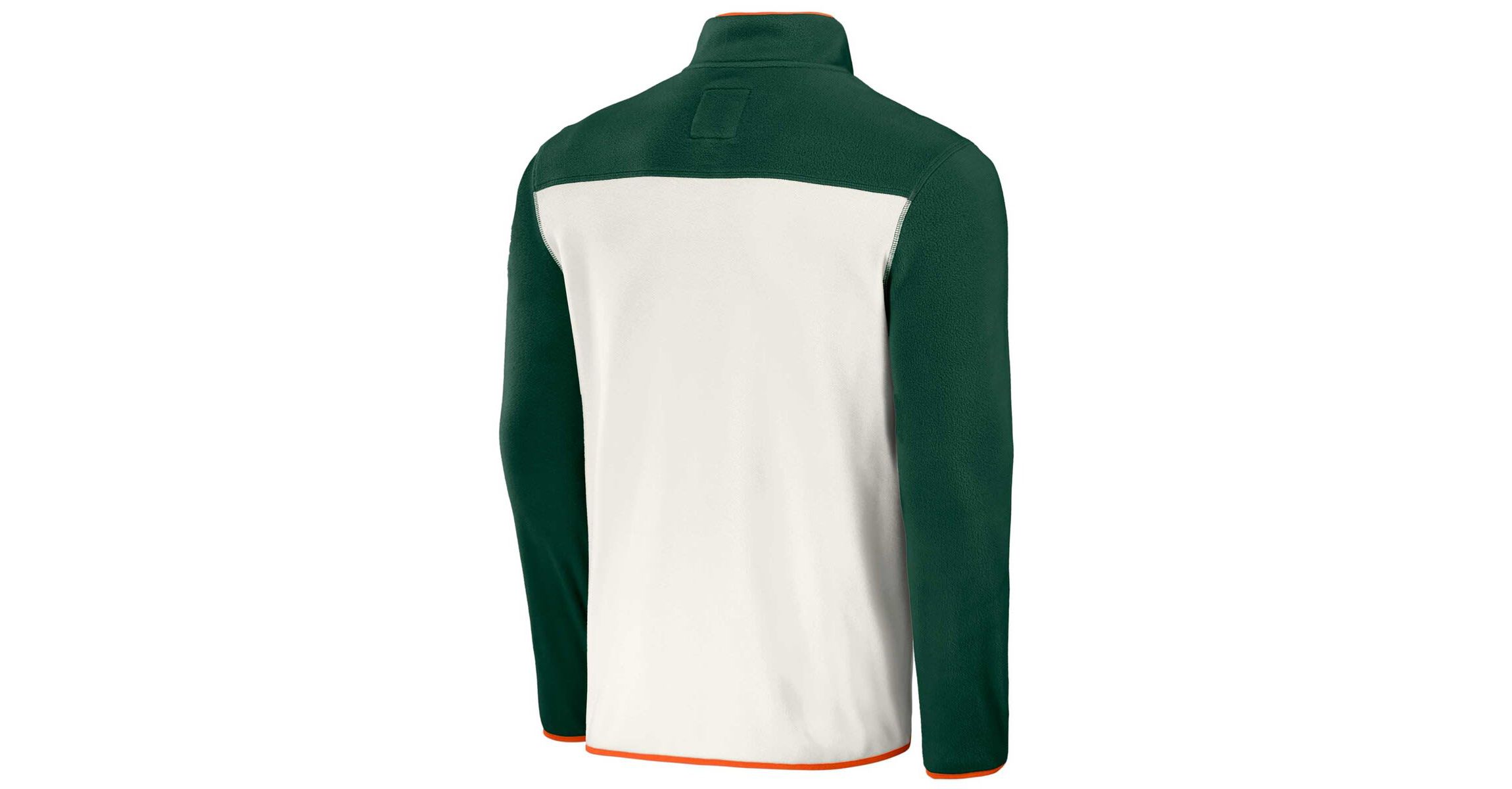 Miami (FL) Hurricanes NCAA Forest Miami Hurricanes Micro Fleece Half-Snap Jacket