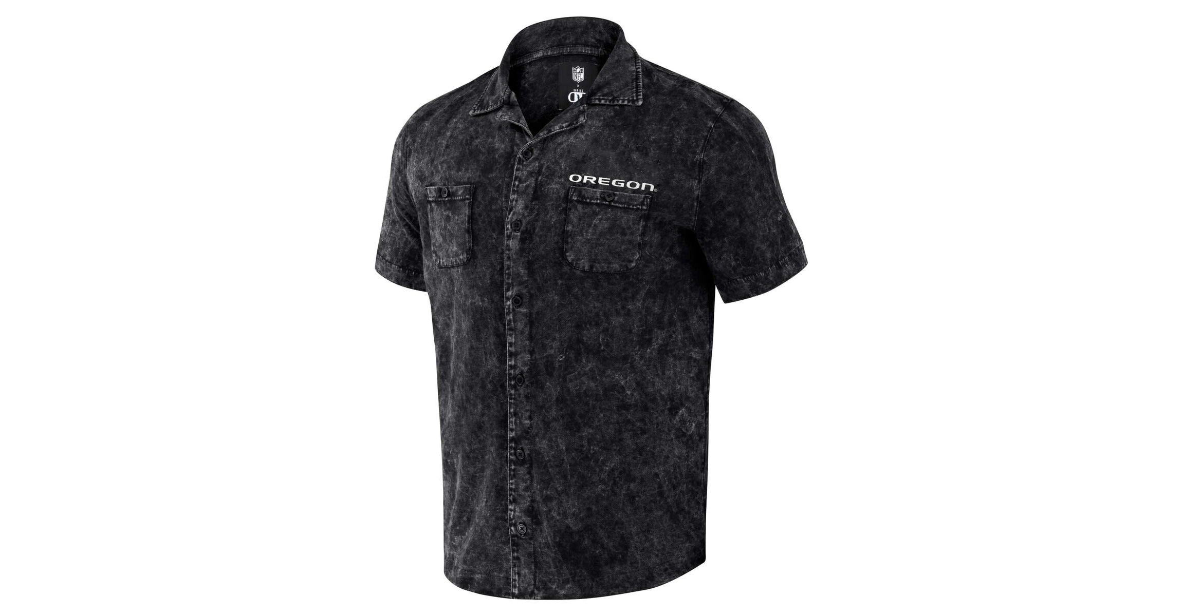 NCAA Oregon Ducks Team Color Button-Up Shirt