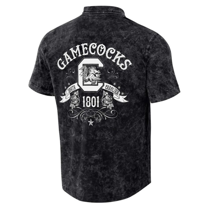 NCAA South Carolina Gamecocks Team Color Button-Up Shirt