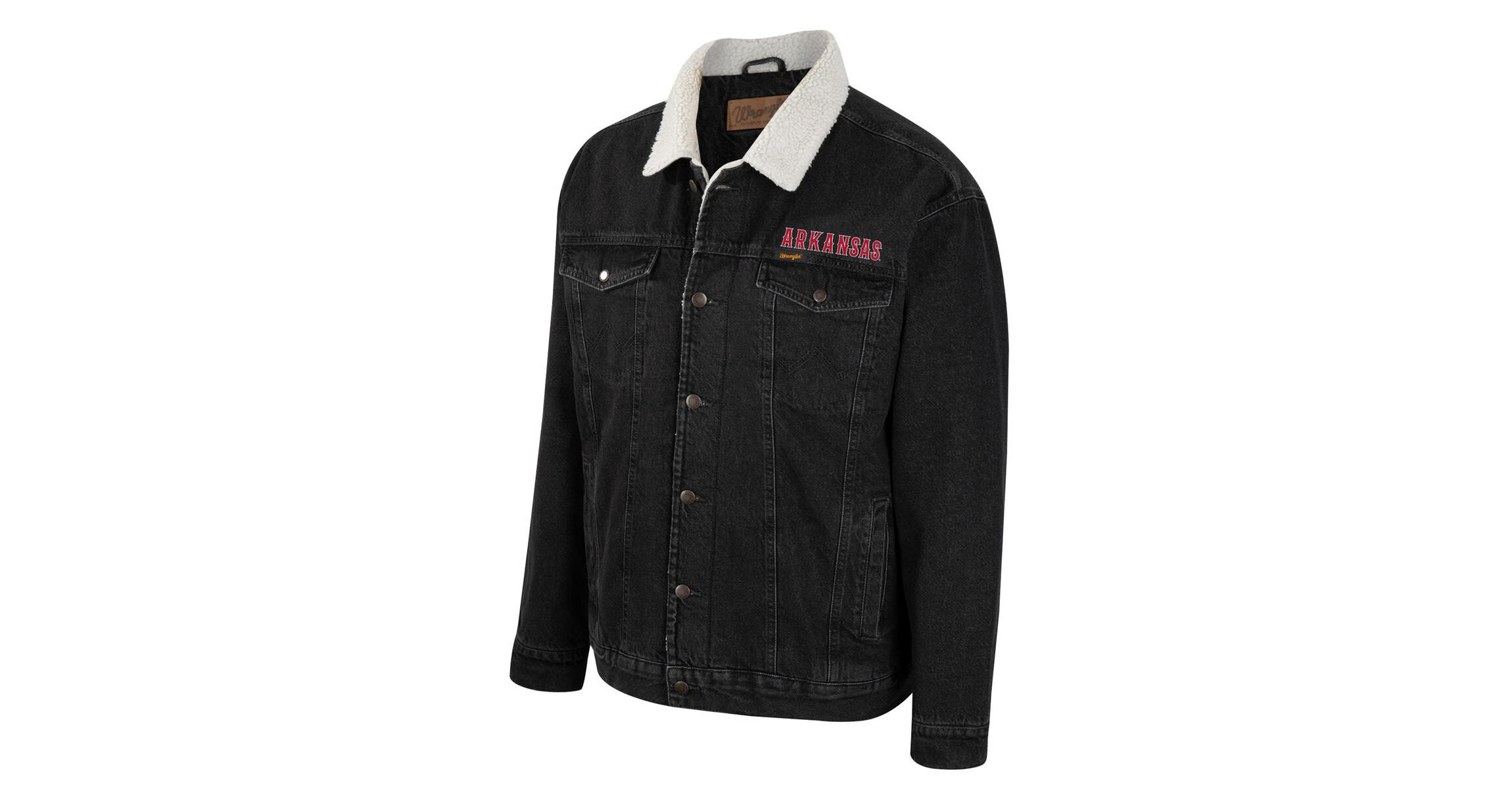 NCAA x Wrangler Arkansas Razorbacks Western Button-Up Jacket