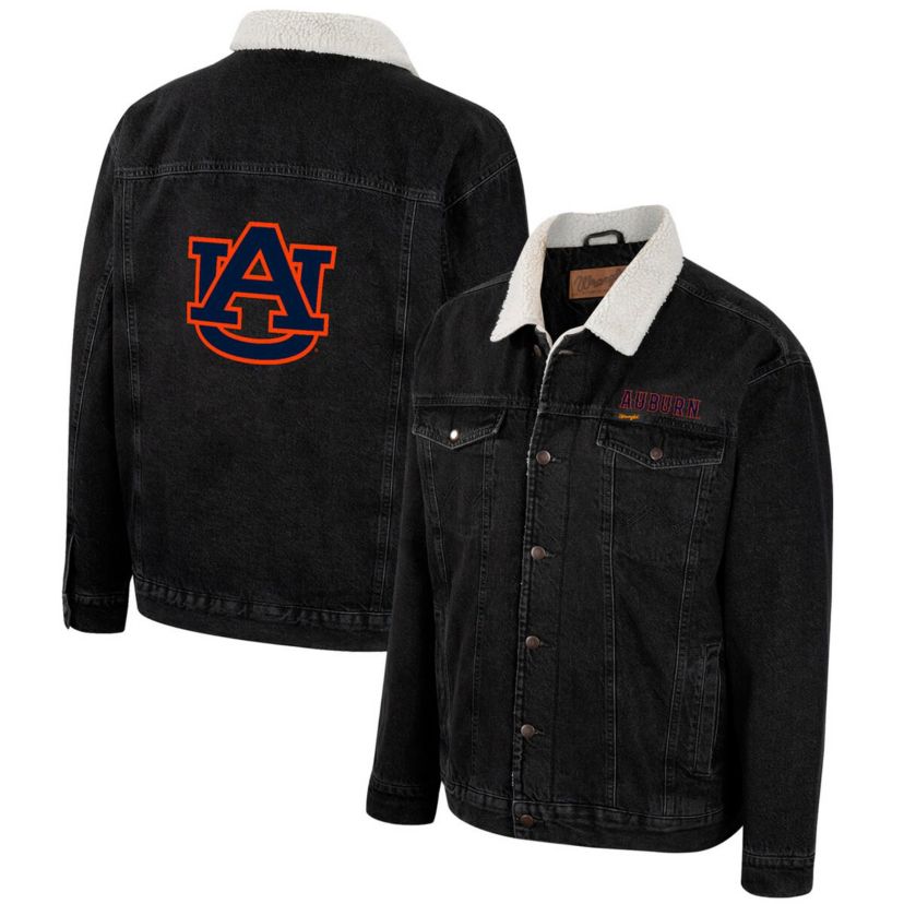NCAA x Wrangler Auburn Tigers Western Button-Up Jacket