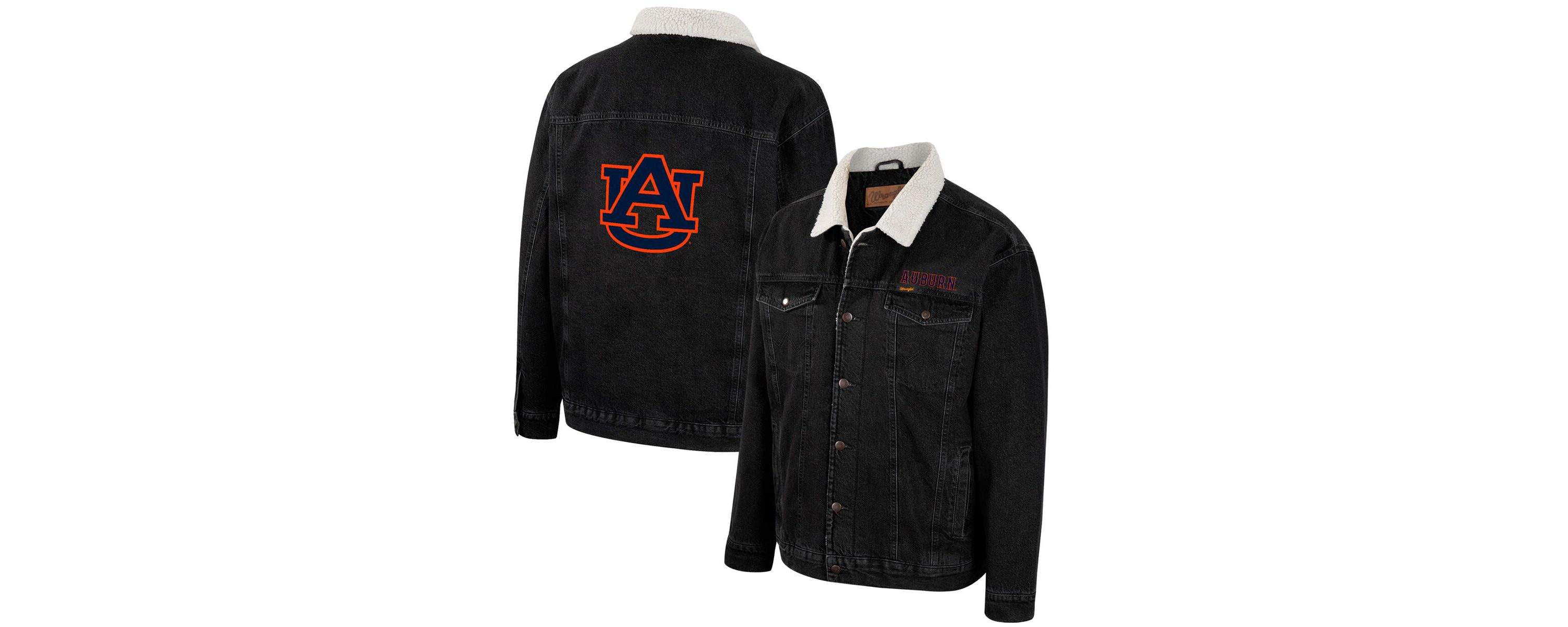 NCAA x Wrangler Auburn Tigers Western Button-Up Jacket