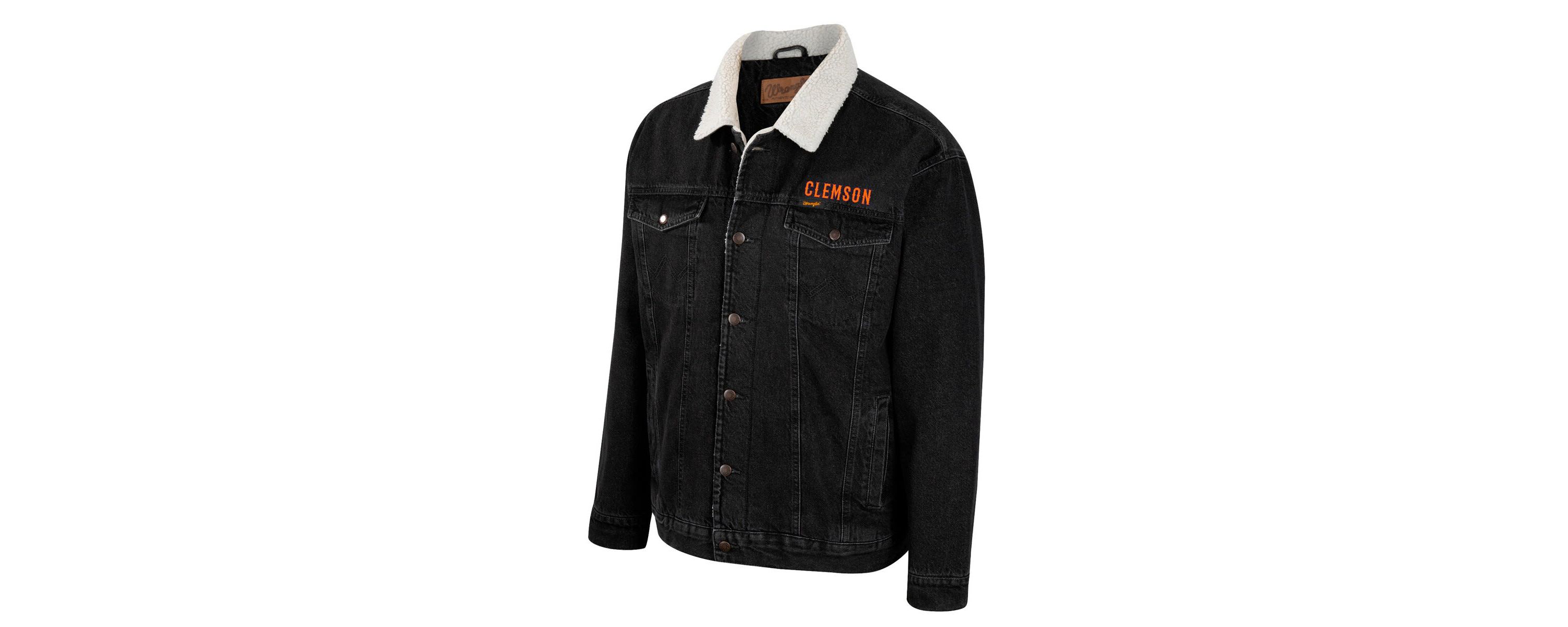 NCAA x Wrangler Clemson Tigers Western Button-Up Jacket