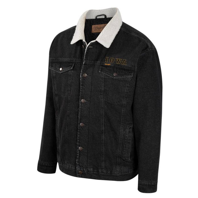 NCAA x Wrangler Iowa Hawkeyes Western Button-Up Jacket