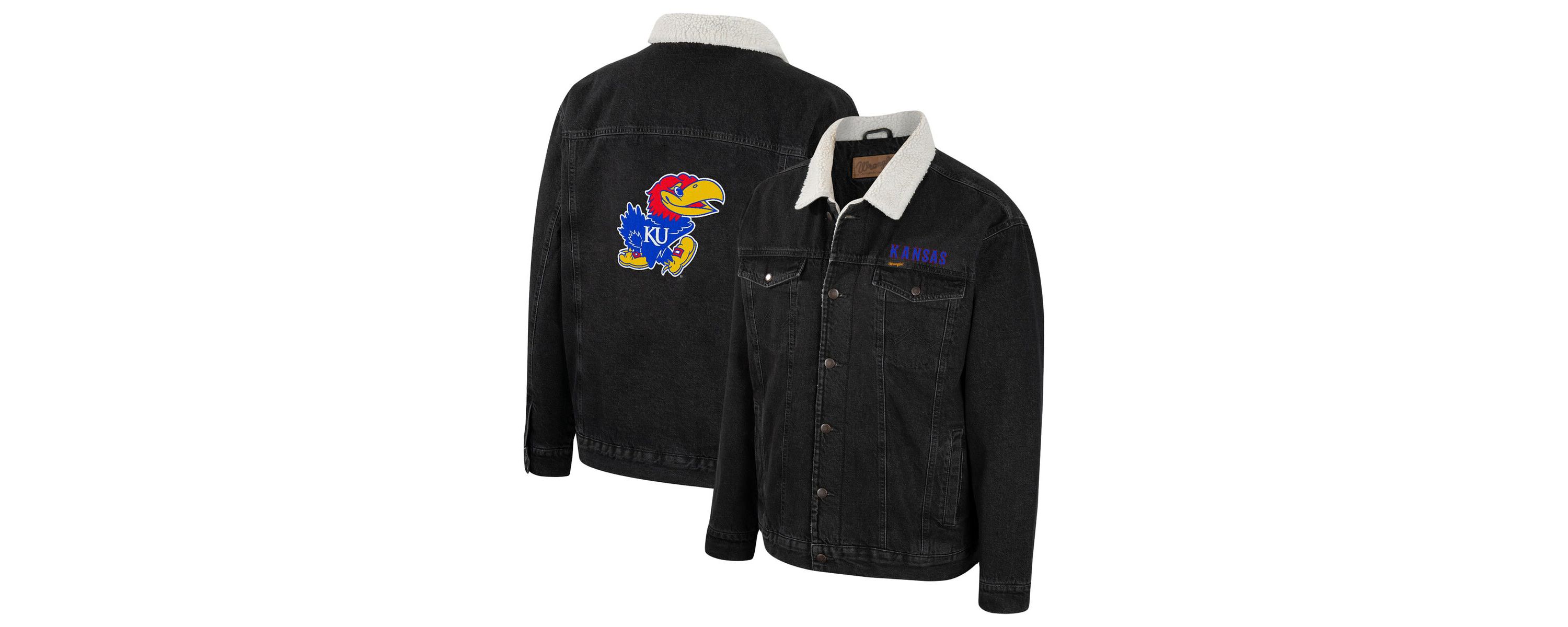 NCAA x Wrangler Kansas Jayhawks Western Button-Up Jacket