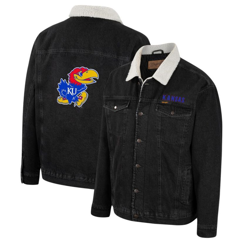 NCAA x Wrangler Kansas Jayhawks Western Button-Up Jacket
