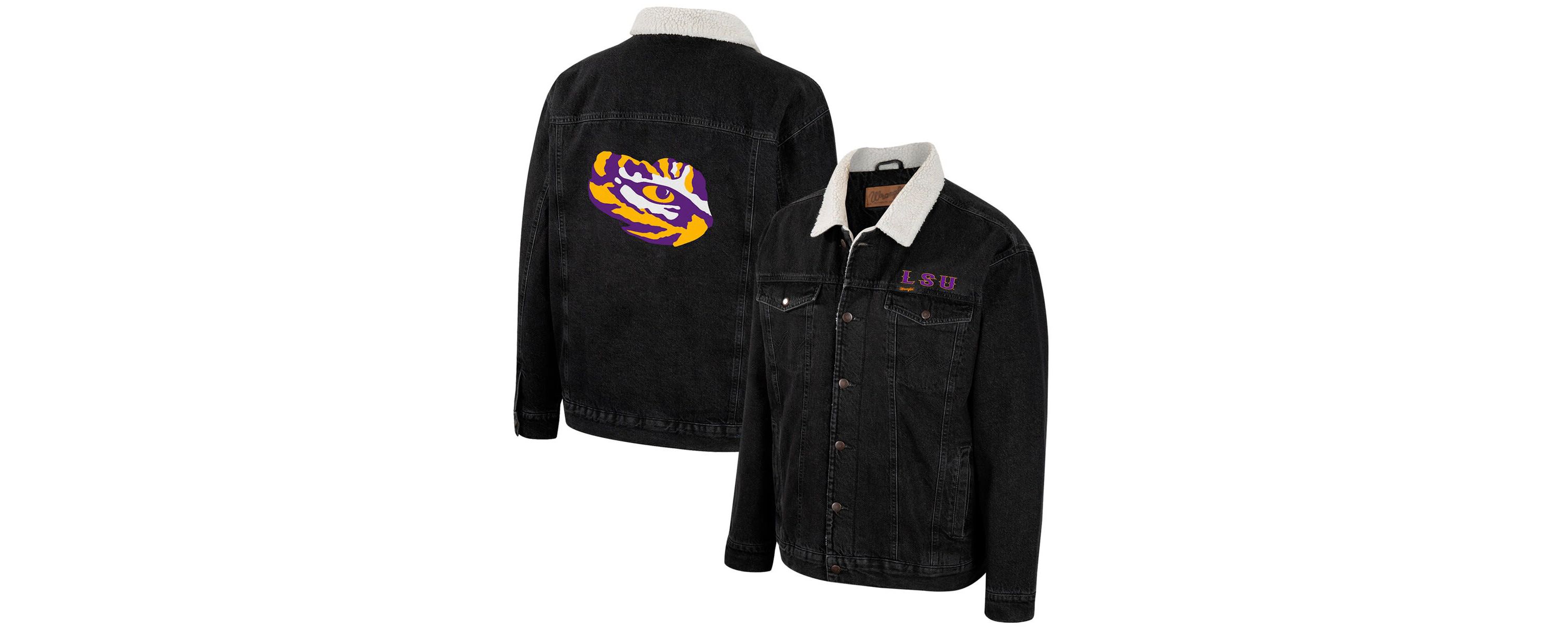NCAA x Wrangler LSU Tigers Western Button-Up Jacket