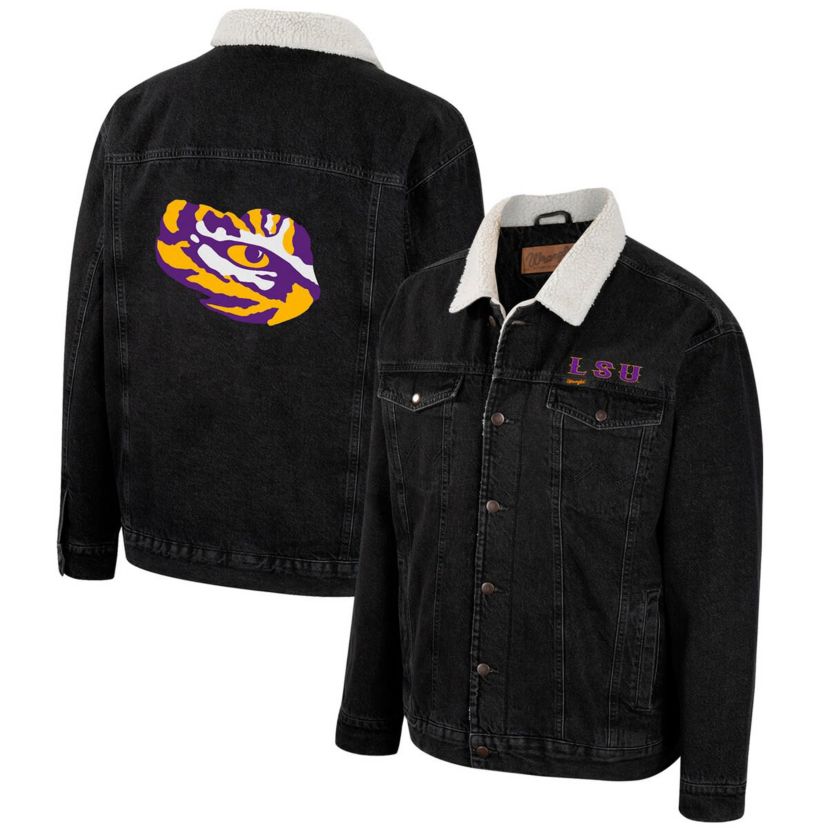 NCAA x Wrangler LSU Tigers Western Button-Up Jacket