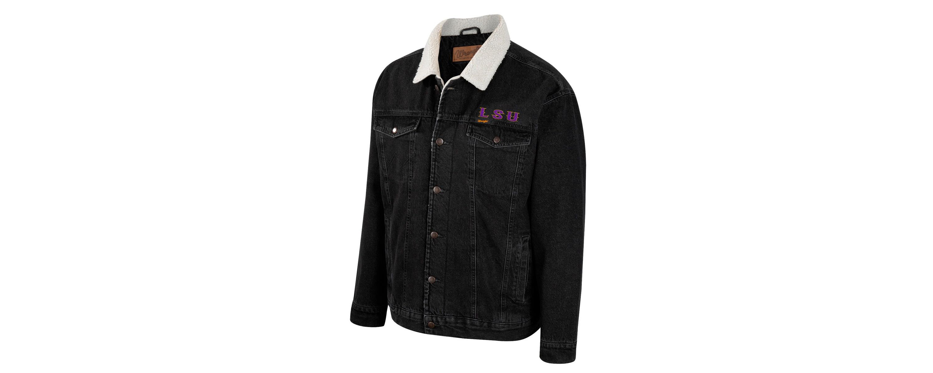 NCAA x Wrangler LSU Tigers Western Button-Up Jacket