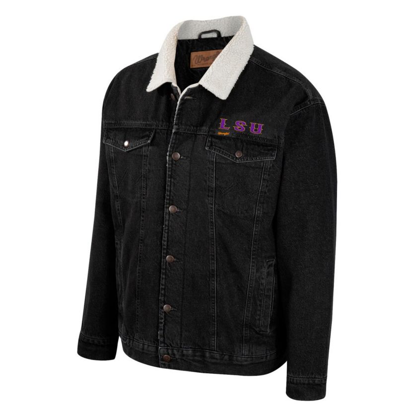 NCAA x Wrangler LSU Tigers Western Button-Up Jacket