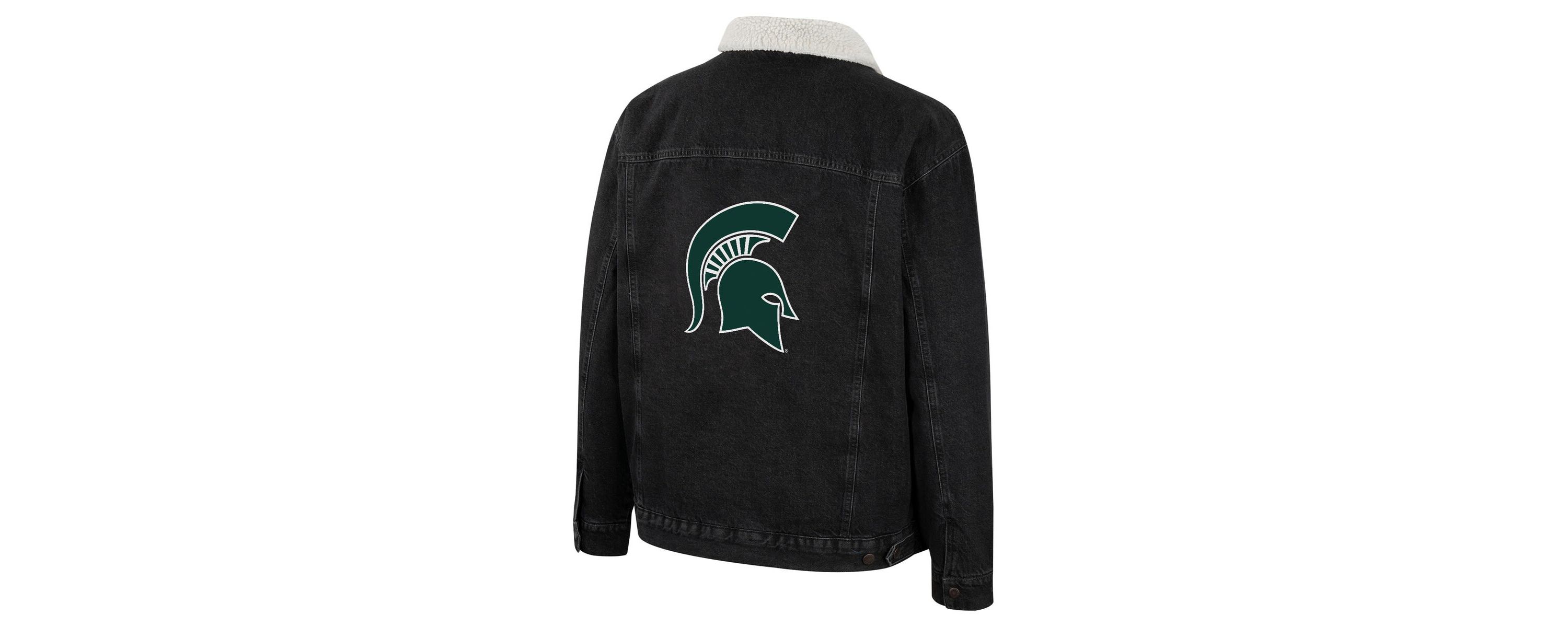 NCAA x Wrangler Michigan State Spartans Western Button-Up Jacket