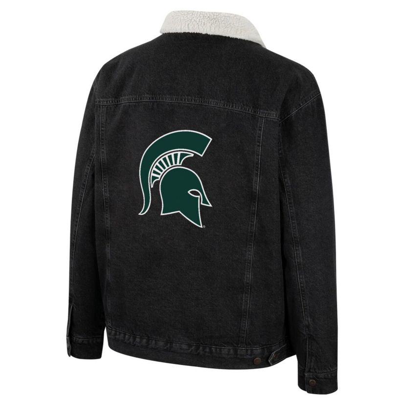 NCAA x Wrangler Michigan State Spartans Western Button-Up Jacket
