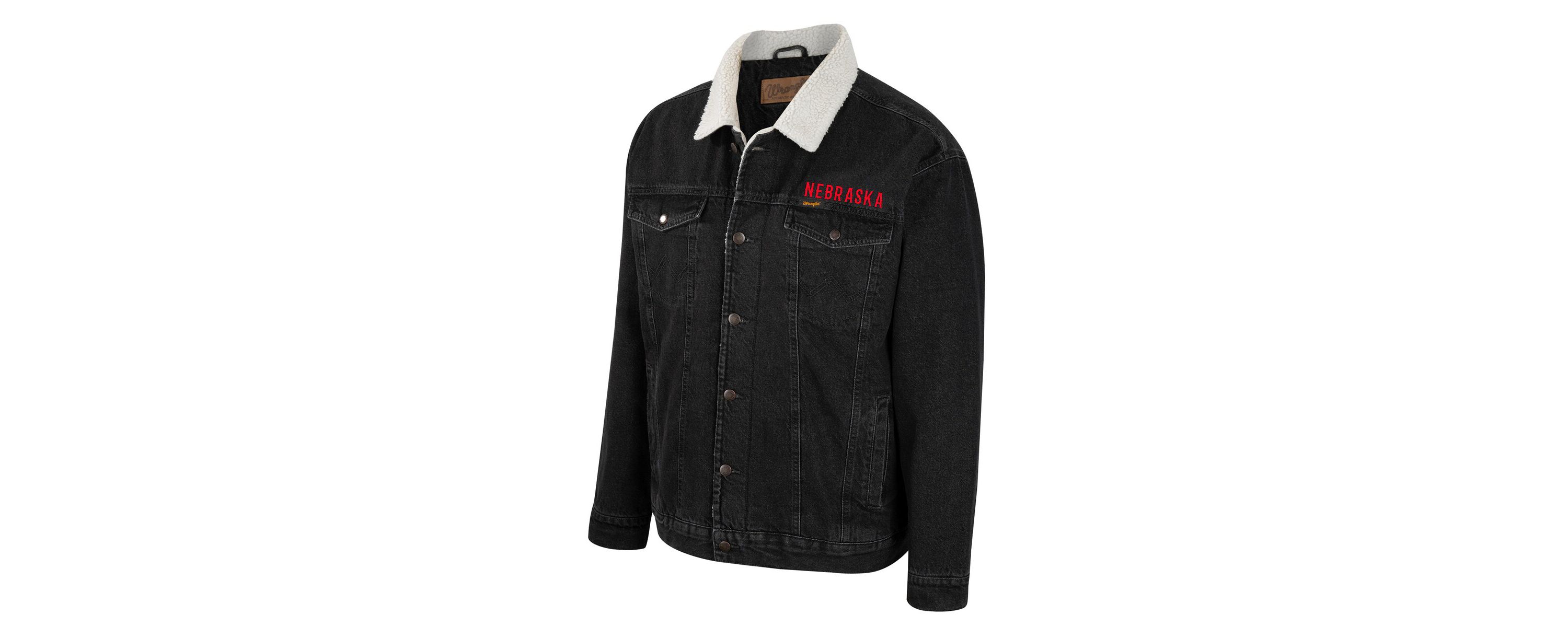 NCAA x Wrangler Nebraska Huskers Western Button-Up Jacket