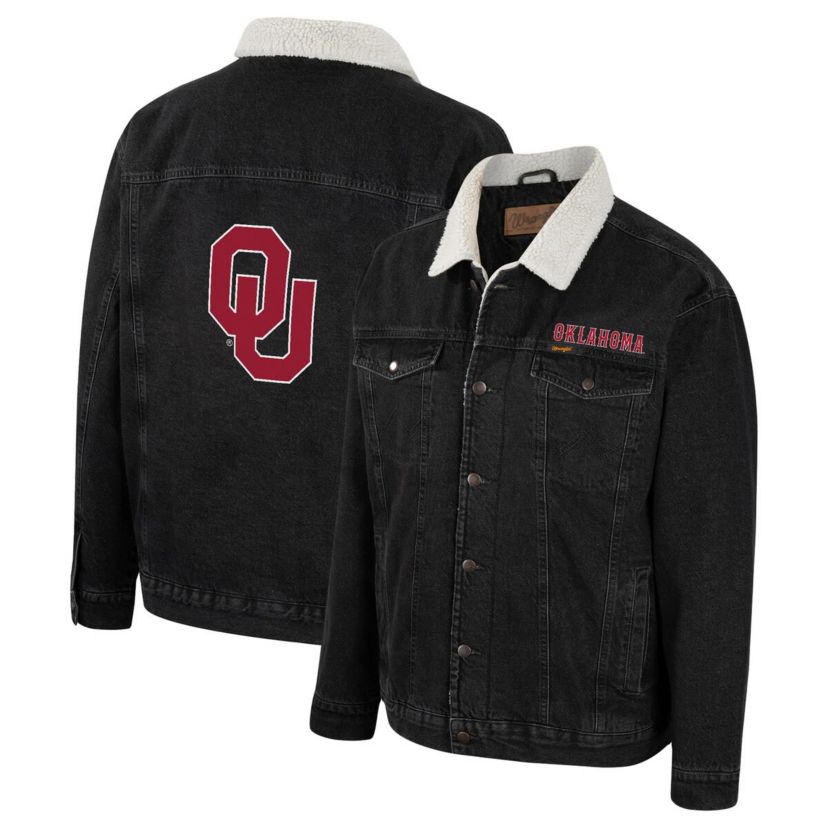 NCAA x Wrangler Oklahoma Sooners Western Button-Up Jacket