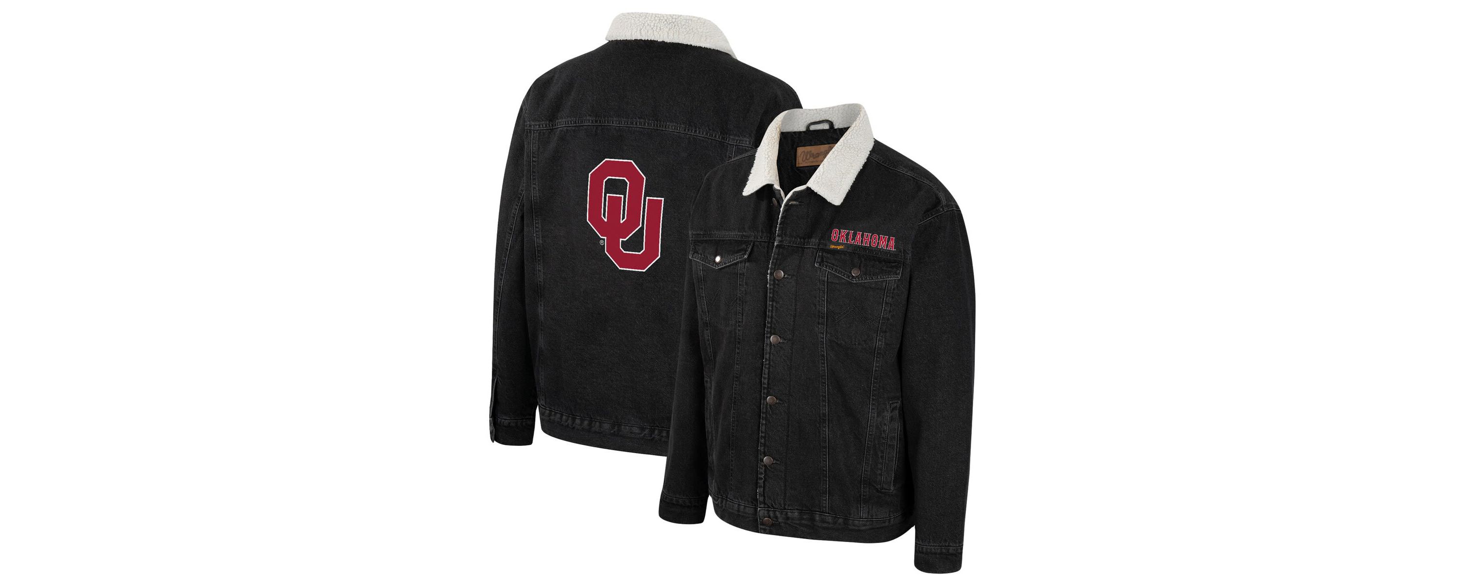 NCAA x Wrangler Oklahoma Sooners Western Button-Up Jacket