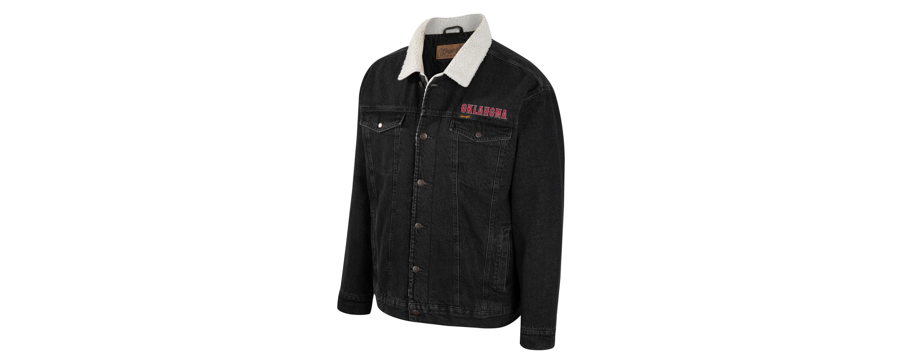 NCAA x Wrangler Oklahoma Sooners Western Button-Up Jacket
