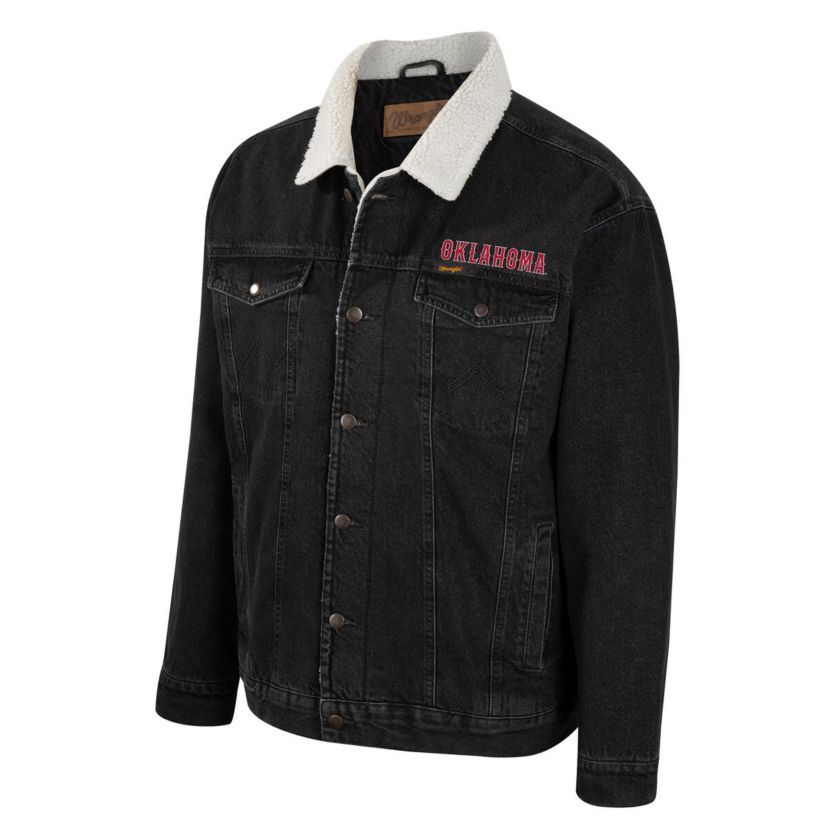 NCAA x Wrangler Oklahoma Sooners Western Button-Up Jacket