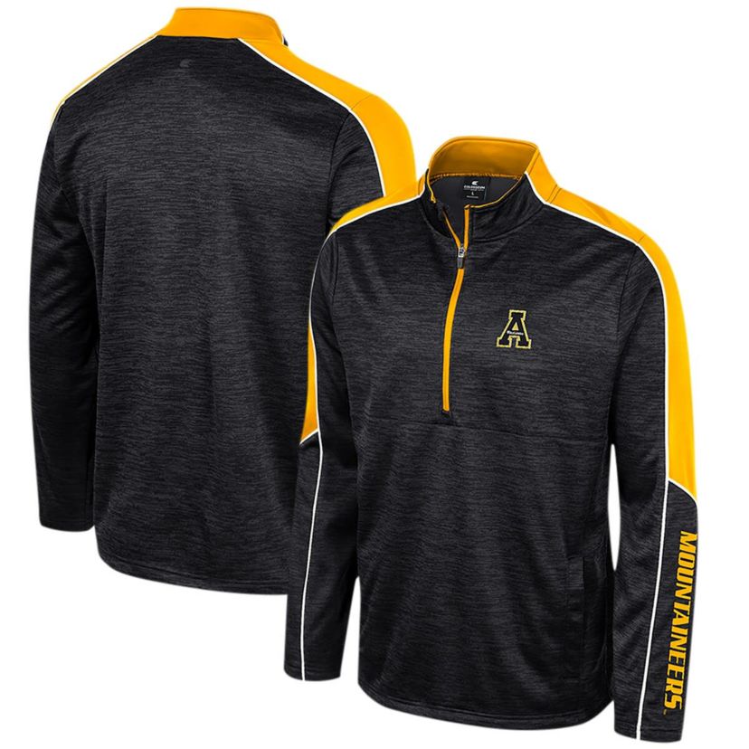 NCAA Appalachian State Mountaineers Marled Half-Zip Jacket