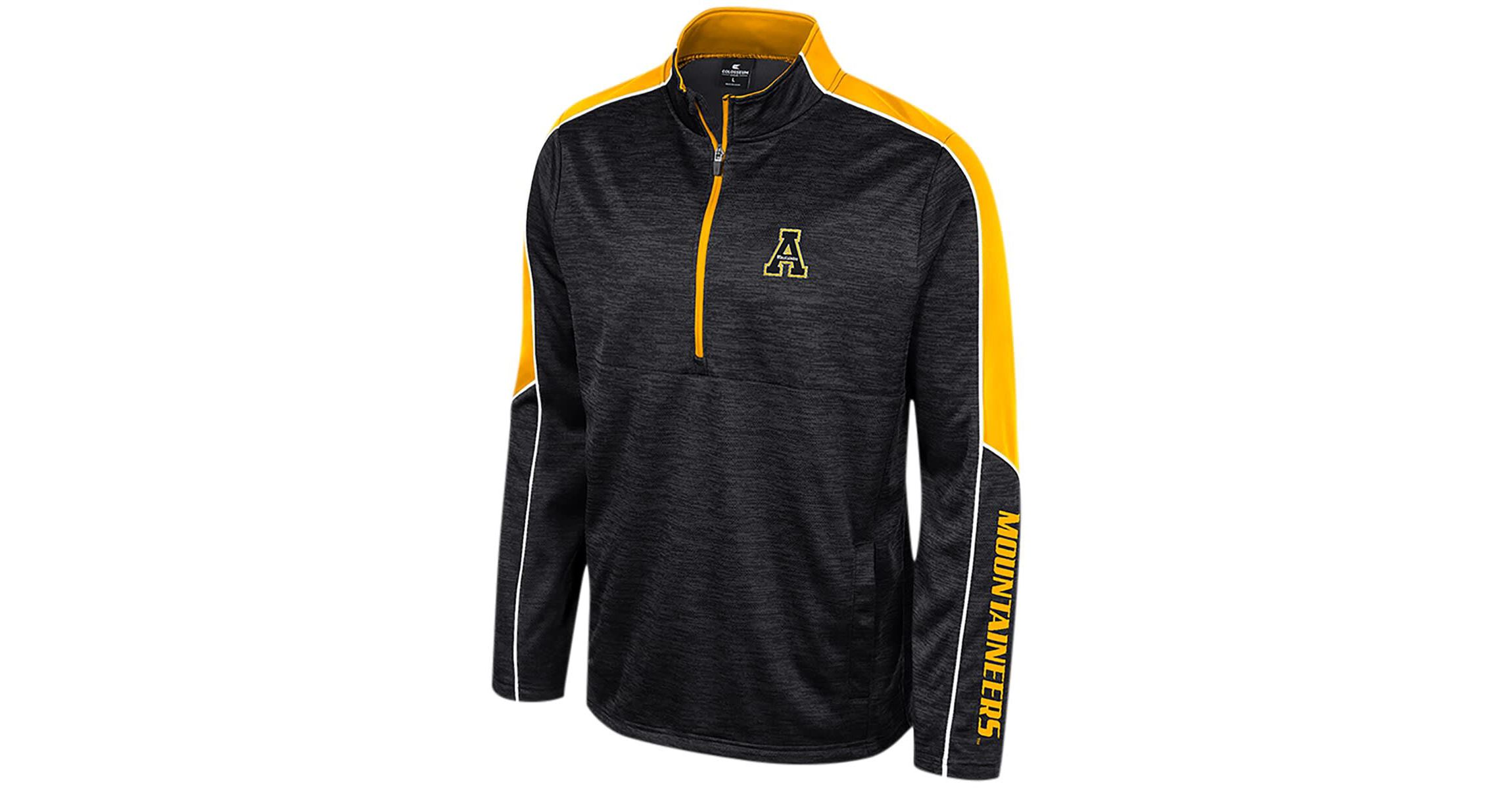NCAA Appalachian State Mountaineers Marled Half-Zip Jacket