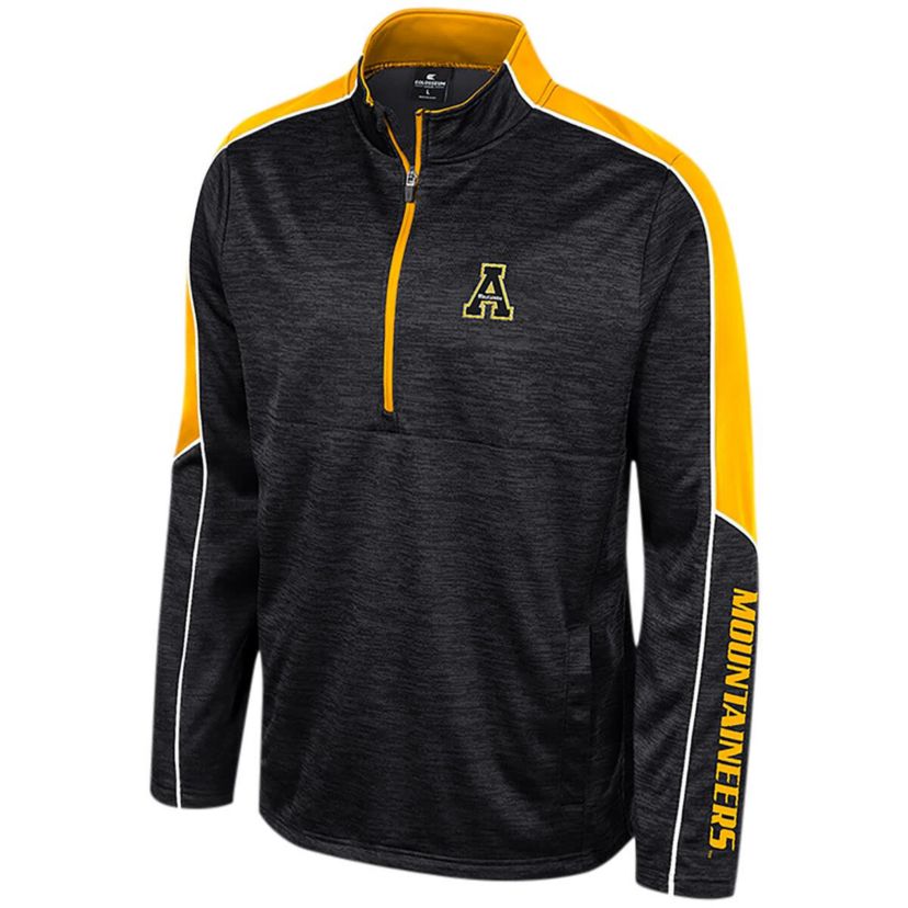 NCAA Appalachian State Mountaineers Marled Half-Zip Jacket