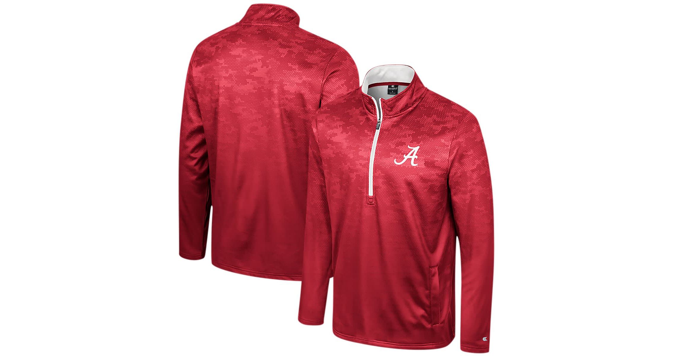 Alabama Crimson Tide NCAA Alabama Tide The Machine Half-Zip Jacket