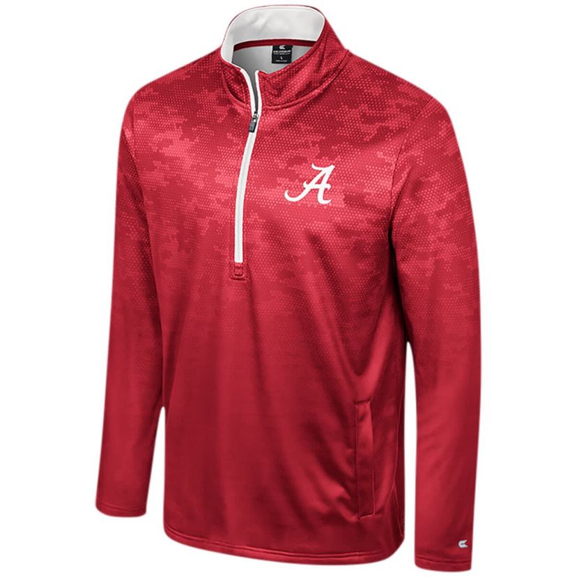 Alabama Crimson Tide NCAA Alabama Tide The Machine Half-Zip Jacket