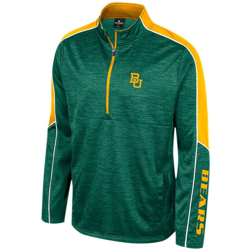 NCAA Baylor Bears Marled Half-Zip Jacket
