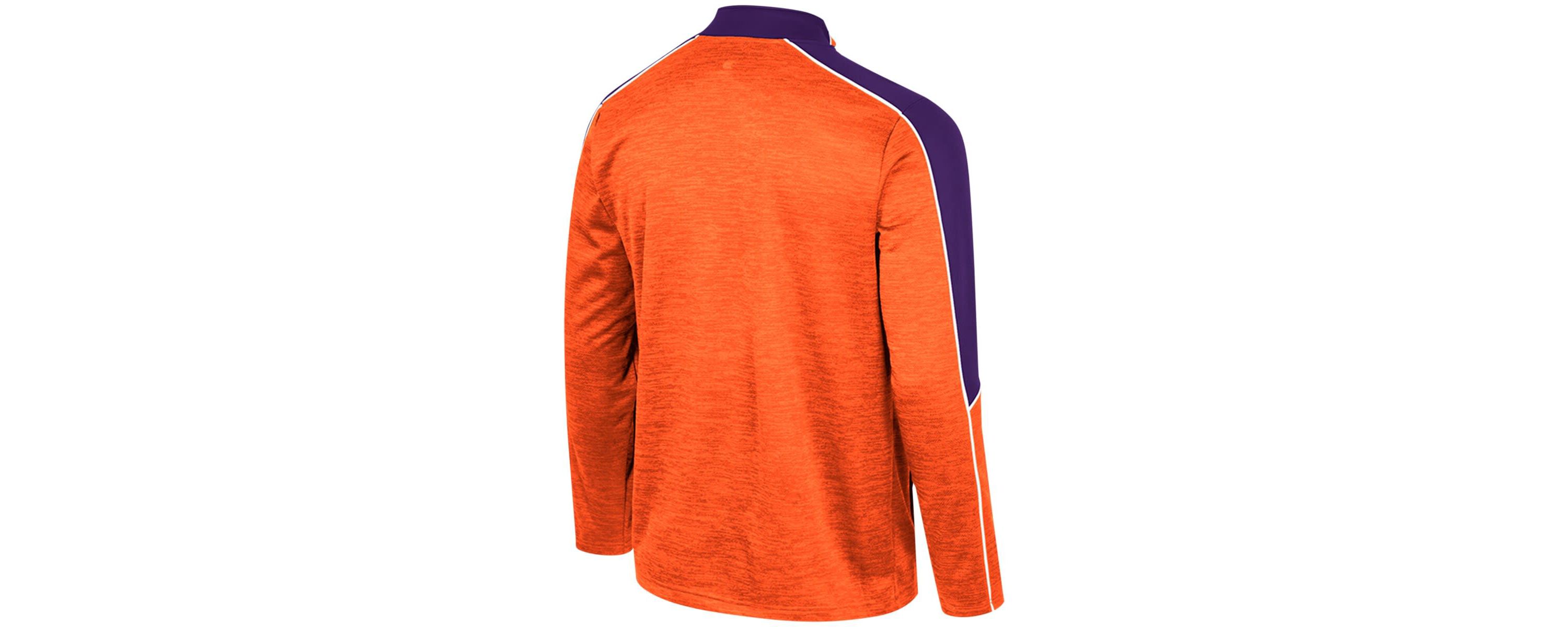 NCAA Clemson Tigers Marled Half-Zip Jacket