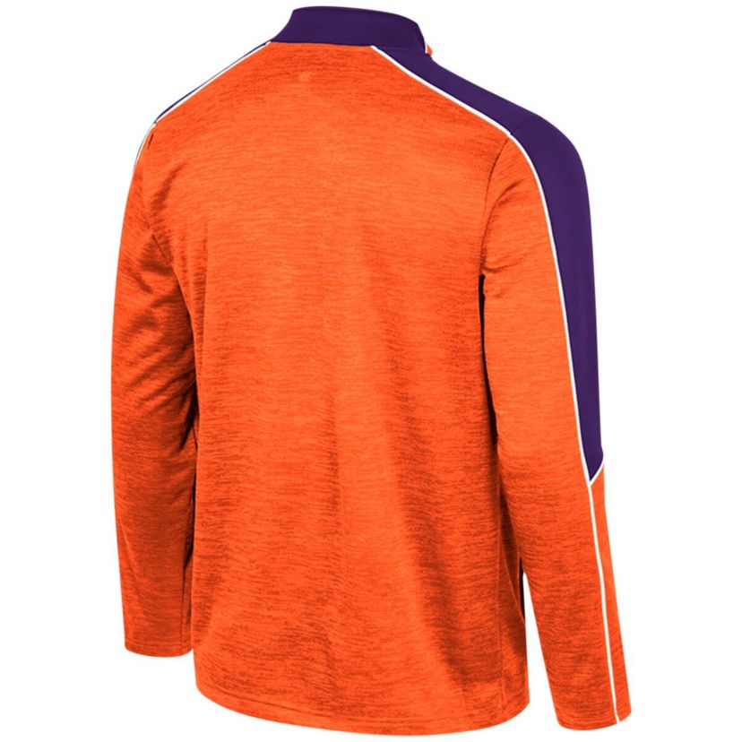 NCAA Clemson Tigers Marled Half-Zip Jacket