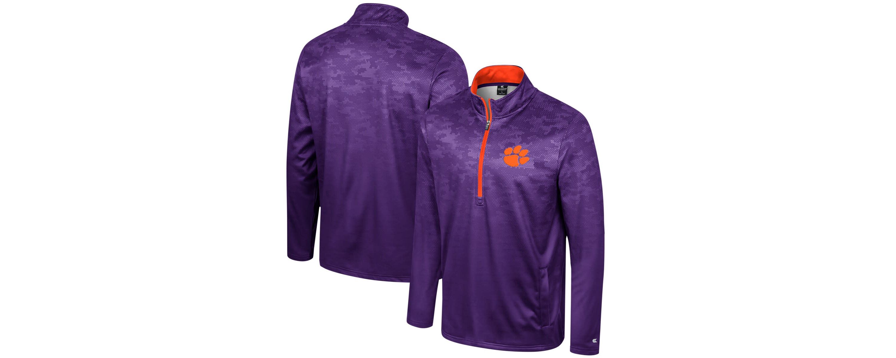 NCAA Clemson Tigers The Machine Half-Zip Jacket