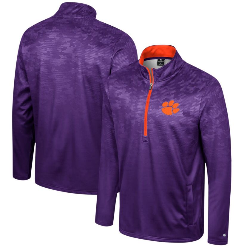 NCAA Clemson Tigers The Machine Half-Zip Jacket