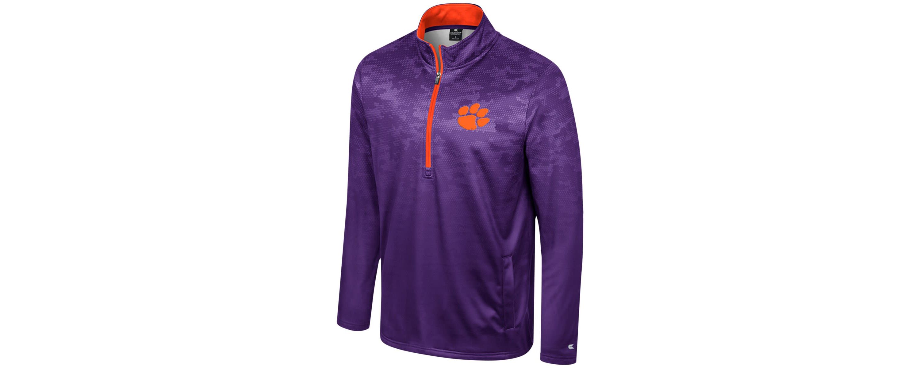 NCAA Clemson Tigers The Machine Half-Zip Jacket