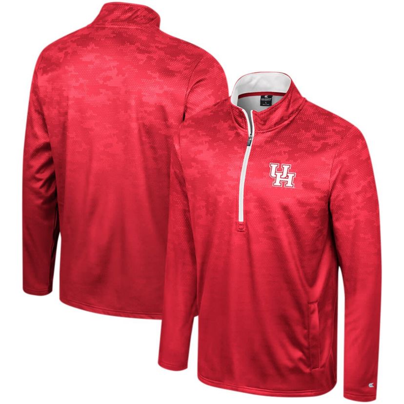 NCAA Houston Cougars The Machine Half-Zip Jacket
